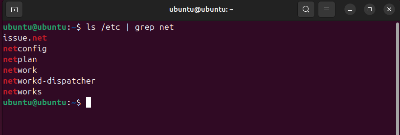 lsとgrepをパイプでつないで設定ファイルを検索している例